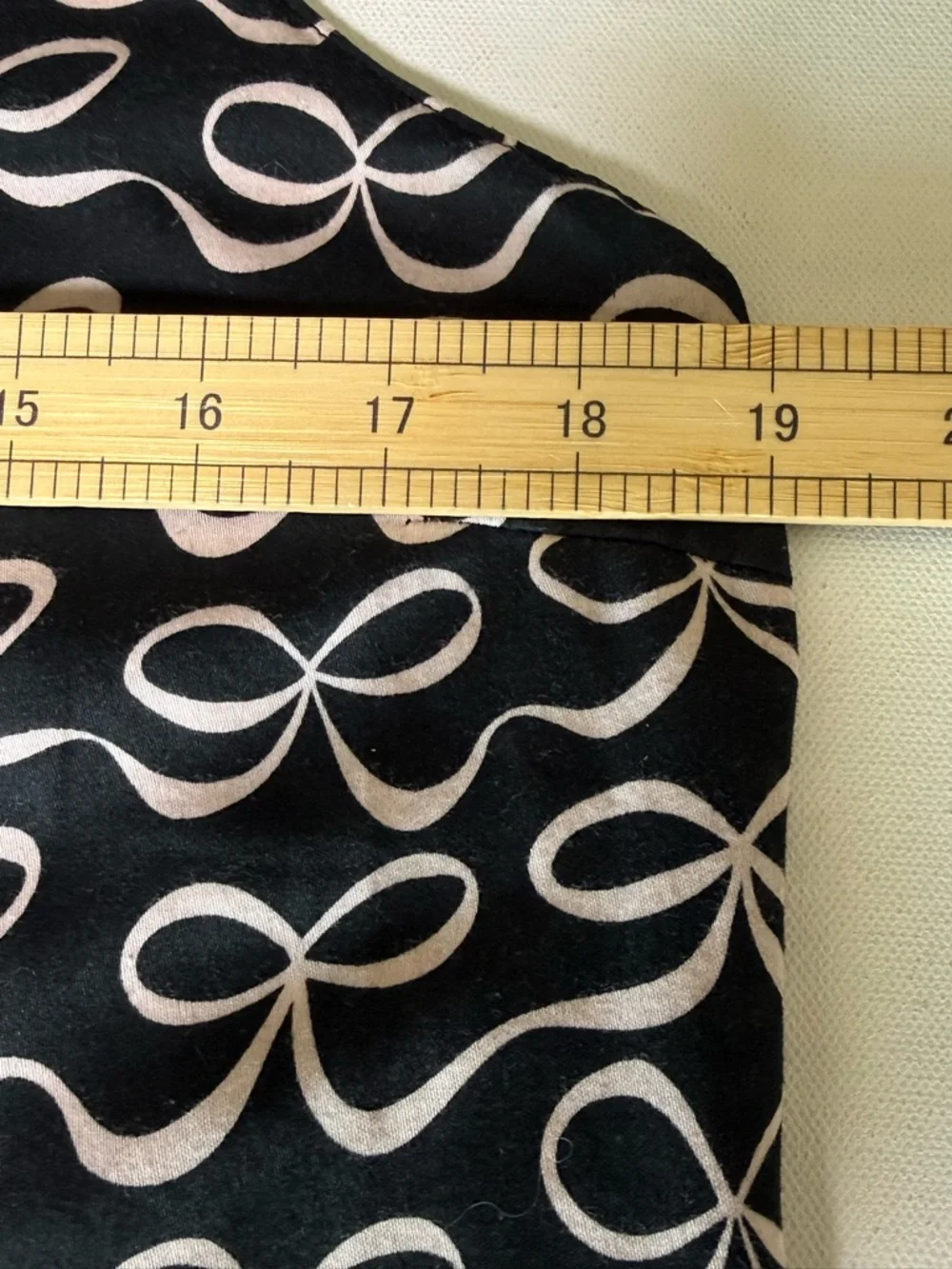 Kate Spade Bow‎ Print Sleeveless Top Peplum Hem Black White Size 1 Preppy Cotton